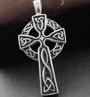 Vintage Cross Pendant for Men, 316L Stainless Steel