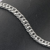 316L Stainless Steel Mens Bracelets 8MM Link Chain Jewelry Bracelets