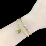 316L Stainless Steel Heart Bracelet High Jewelry Accessories