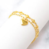 316L Stainless Steel Heart Bracelet High Jewelry Accessories