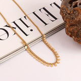 316L Stainless Steel Necklace For Women Heart Star Tassel Choker Necklaces