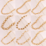 316L Stainless Steel Thick Chain Choker Necklace for Women