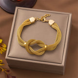 316L Women's Charm Chain Bracelets Modern Styles Party Accessories