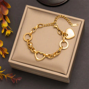 316L Women's Charm Chain Bracelets Modern Styles Party Accessories