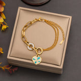 316L Women's Charm Chain Bracelets Modern Styles Party Accessories