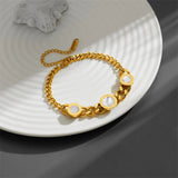 316L Stainless Steel Seashells & Butterfly Charm Bracelets For Women