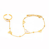 316L SS Charm Bracelets & Ring Combo for Women