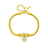 Butterfly Charm Zircon Snake Chain Bracelets Women
