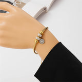 Butterfly Charm Zircon Snake Chain Bracelets Women