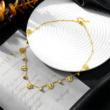 316L Stainless Steel Zircon Charm Chain Choker Necklace Pendant