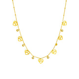 316L Stainless Steel Zircon Charm Chain Choker Necklace Pendant