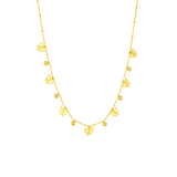 316L Stainless Steel Zircon Charm Chain Choker Necklace Pendant