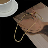 316L Stainless Steel Charm Necklace with Snake Bone Chain