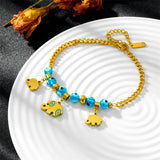 Bohemian Style Elephant Charm Chain Bracelet