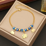 Bohemian Style Elephant Charm Chain Bracelet