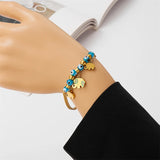 Bohemian Style Elephant Charm Chain Bracelet