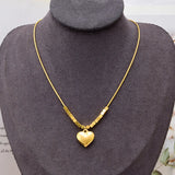 Cube Heart Charms Chain Choker Necklaces for Women
