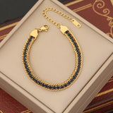 Minimalist Zircon Chain Bracelet for Women