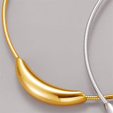 316L Stainless Steel Charm Choker Necklaces for Women