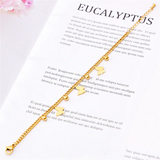 316L Stainless Steel Welding 3 Butterflies Charm Chain Bracelets