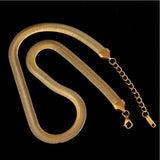 316L Stainless Steel Snake Bone Chain Choker Necklace
