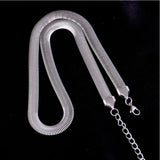 316L Stainless Steel Snake Bone Chain Choker Necklace