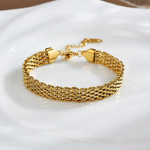 316L Stainless Steel Jewelry Set: Choker Necklaces Bracelets for Women