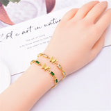 316L Stainless Steel Zircon Butterfly Bracelet