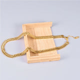 316L Stainless Steel Chic Weave Charm Chain Set