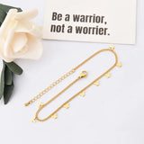 316L SS Butterflies Charm Chain Anklet For Women