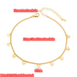 316L SS Butterflies Charm Chain Anklet For Women