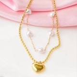 316L Stainless Steel Love Charm Chain Anklet for Women