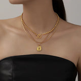 3 Layer Separable Queen Avatar Choker Necklace