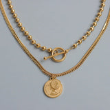 3 Layer Separable Queen Avatar Choker Necklace