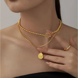 3 Layer Separable Queen Avatar Choker Necklace