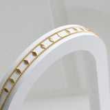 316L Stainless Steel Rhombus Collar Choker Necklace for Women