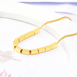316L Stainless Steel Minimalist Beaded Charm Anklet for Women