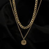 Queen Charm 2 Layer Choker Necklaces for Women