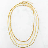 316L Stainless Steel Multilayer Snake Bone Choker Necklace