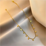 316L Stainless Steel Butterfly Charm Choker Necklace