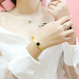 316L Stainless Steel Roman Numerals Charm Bracelet