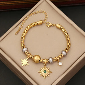 316L Stainless Steel Fashion Charm Bracelets for Women