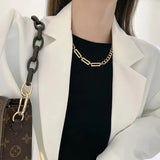 316L Stainless Steel Cuba Chain Necklace for Women Men