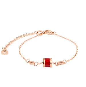 316L Square Crystal Roman Numeral Bracelet Wedding Jewelry