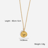 Geometric Compass Pendant Necklace for Women