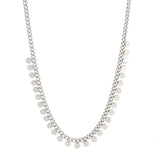 316L Stainless Steel Pearl Tassel Necklace for Women