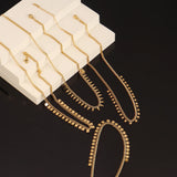 316L Stainless Steel Pearl Tassel Necklace for Women