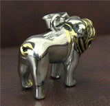316L Stainless Steel Bull Dog Pendant
