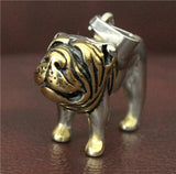 316L Stainless Steel Bull Dog Pendant
