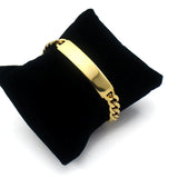 316L Stainless Steel Punk Rock Bracelet Chain ID Bangle Jewelry